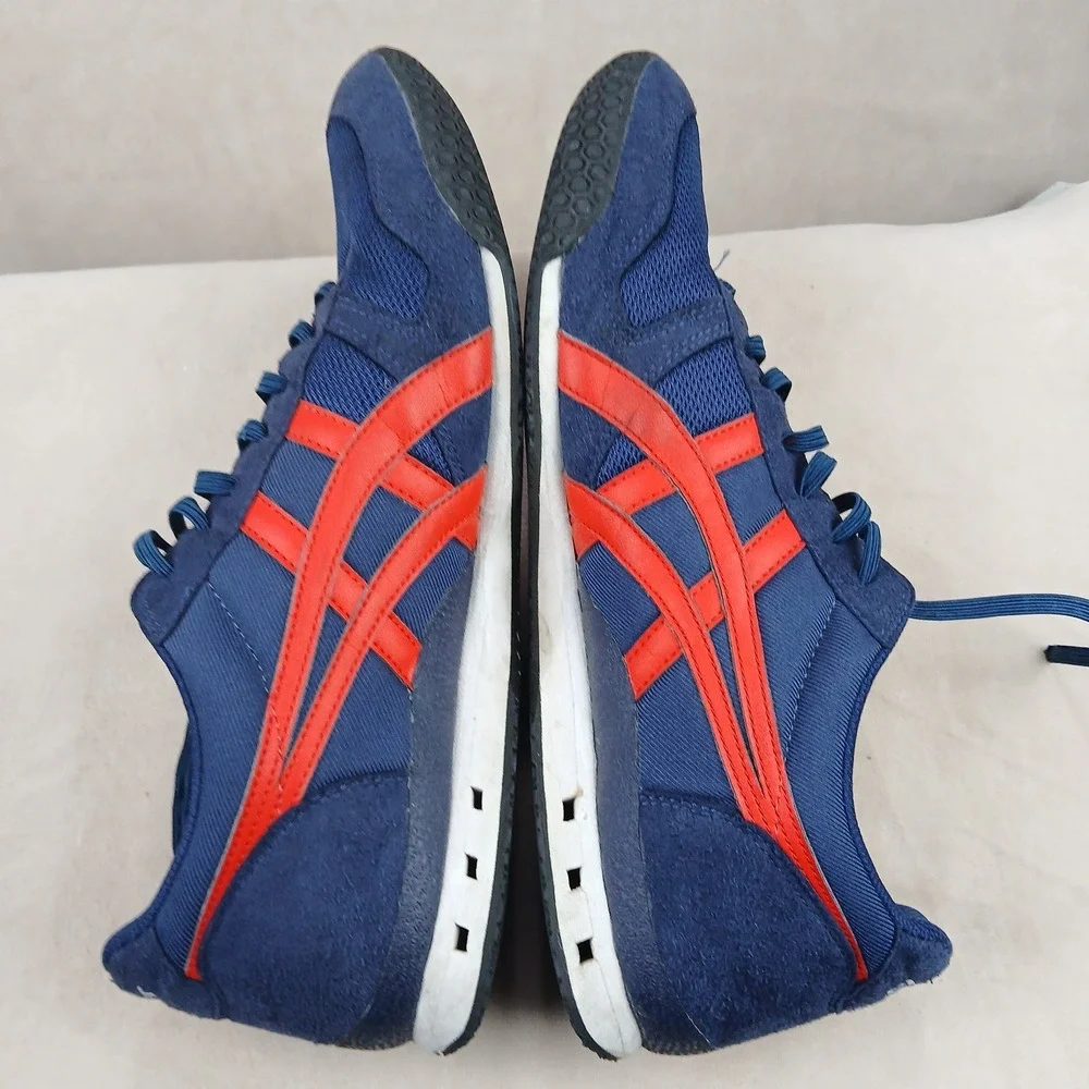 ASICS Onitsuka Tiger Ultimate Size 11 Peacoat Navy Red Running Mens Sneaker